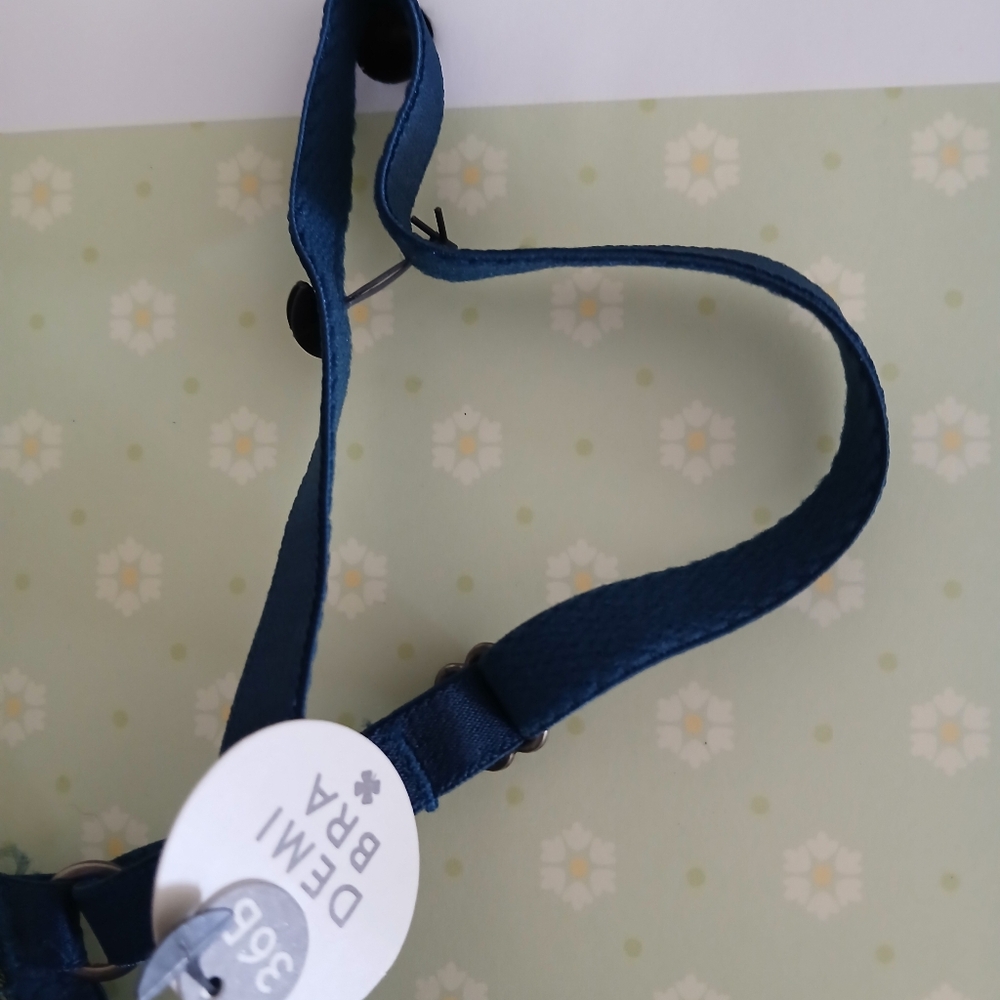 NWT Lucky Brand Blue Lace Demi  Bra Size 36B - Picture 5 of 14